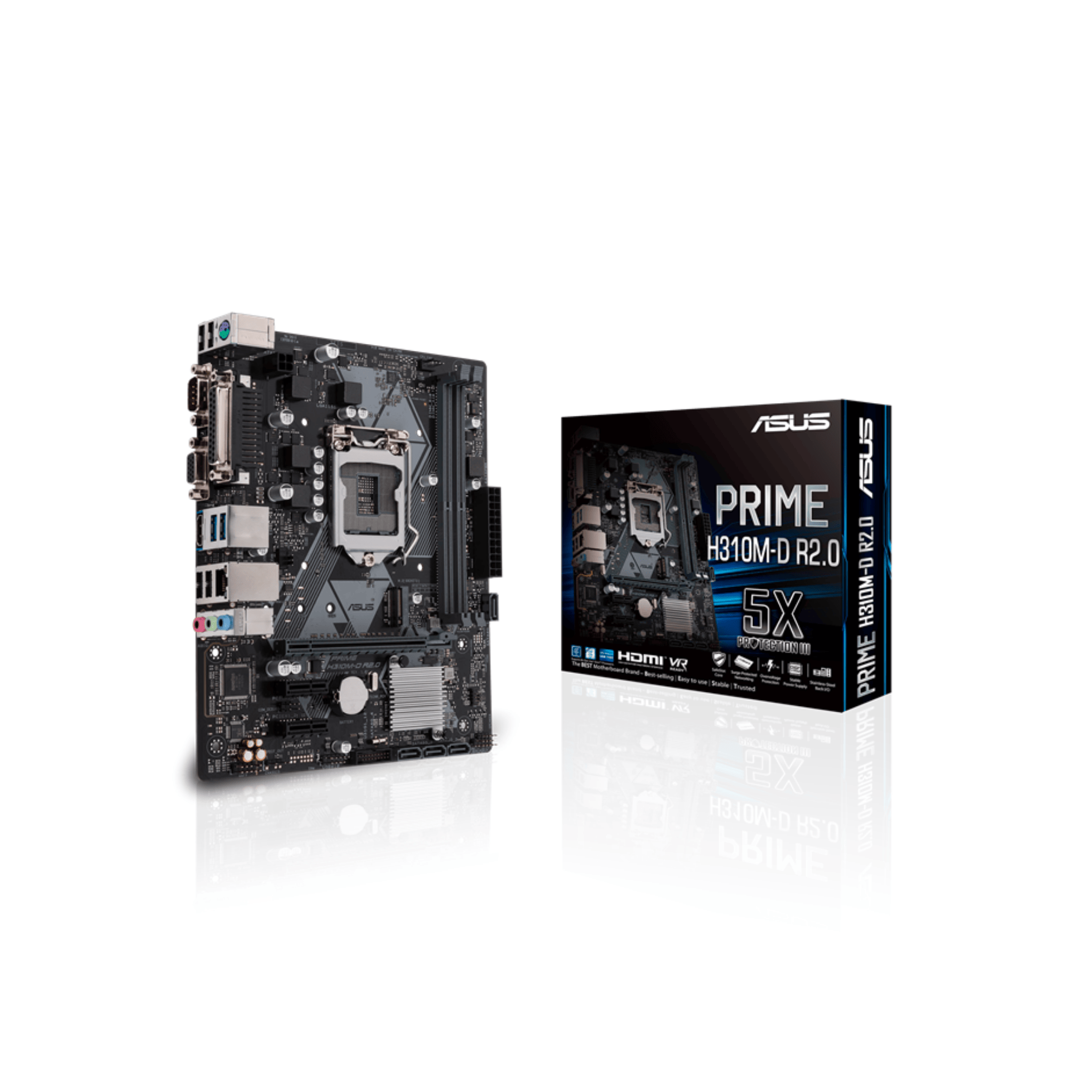 Asus Prime H310M-D R2.0 LGA1151 mATX Motherboard Asus Prime H310M-D R2.0 LGA1151 mATX Motherboard